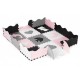 Salteluta de joaca tip puzzle cu pereti 25 elemente Ecotoys ECOEVA011