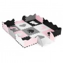 Salteluta de joaca tip puzzle cu pereti 25 elemente Ecotoys ECOEVA011
