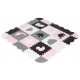 Salteluta de joaca tip puzzle cu pereti 25 elemente Ecotoys ECOEVA011