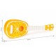Chitara ukulele pentru copii cu 4 corzi Ecotoys MJ030 - Portocala