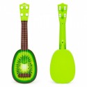 Chitara ukulele pentru copii cu 4 corzi Ecotoys MJ030 - Kiwi