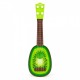 Chitara ukulele pentru copii cu 4 corzi Ecotoys MJ030 - Kiwi
