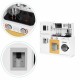 Bucatarie din lemn cu accesorii sunete si LED-uri Ecotoys PLK562