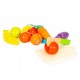 Set de fructe si legume din lemn 13 elemente Ecotoys HC517244