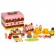 Cutie cu dulciuri si accesorii din lemn 29 elemente Ecotoys HC601926