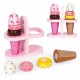 Set de 2 inghetate din lemn pentru copii 9 elemente Ecotoys TL12106