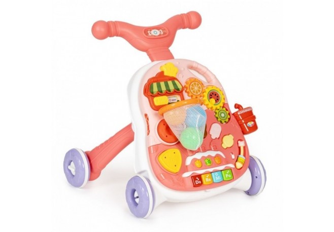 Antemergator educational 2 in 1 Huanger HE0815 - Alb cu roz