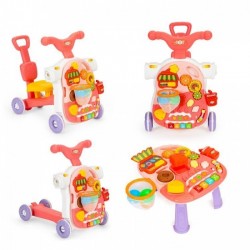 Antemergator educational 4 in 1 (antemergator masuta trotineta bicicleta) Huanger HE0817 - Roz