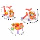 Antemergator educational 4 in 1 (antemergator masuta trotineta bicicleta) Huanger HE0817 - Roz