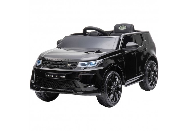 Masinuta electrica Chipolino SUV Land Rover Discovery cu scaun din piele si roti EVA black