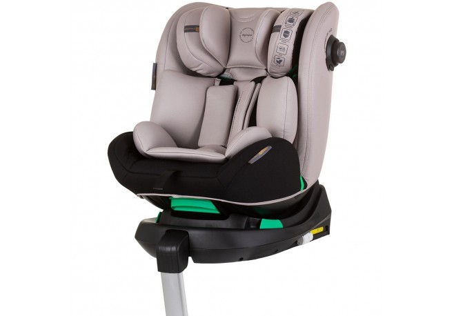 Scaun auto Chipolino Olympus I-Size 40-150 cm macadamia cu sistem Isofix