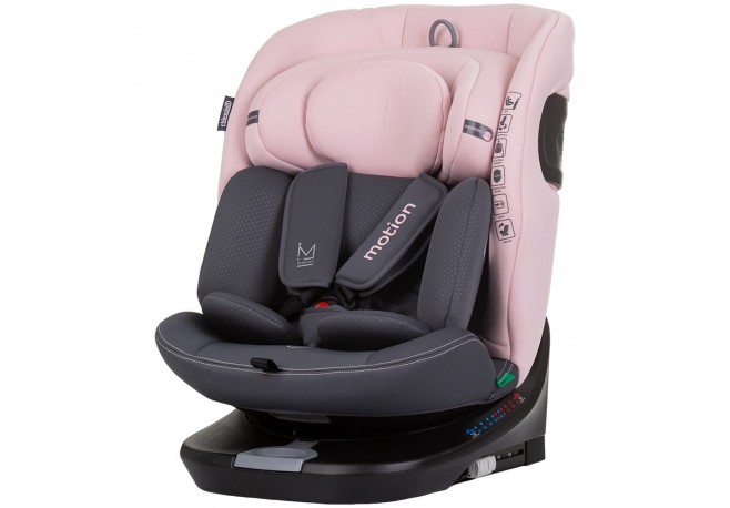 Scaun auto Chipolino Motion I-Size 40-150 cm flamingo cu sistem Isofix