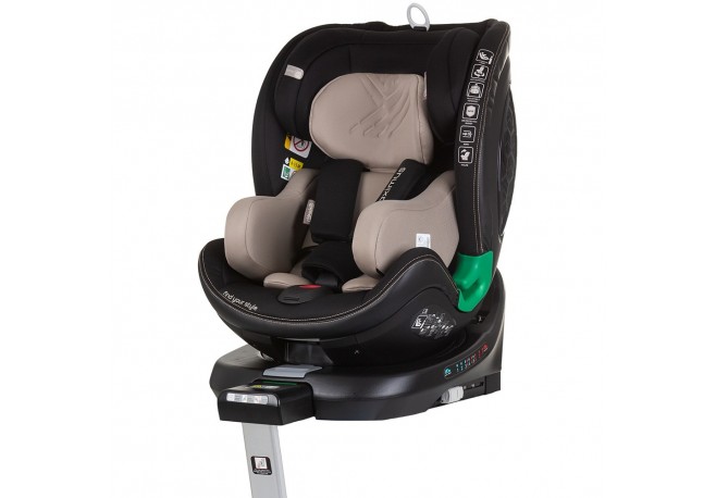 Scaun auto Chipolino Maximus I-Size 40-150 cm macadamia cu sistem Isofix