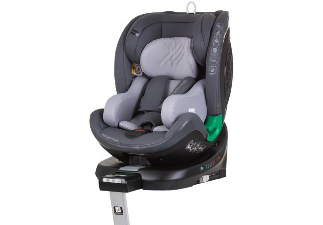 Scaun auto Chipolino Maximus I-Size 40-150 cm granite cu sistem Isofix