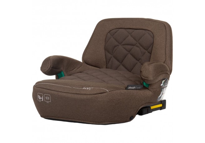 Inaltator auto Chipolino Safy I-Size 125-150 cm macadamia cu sistem Isofix