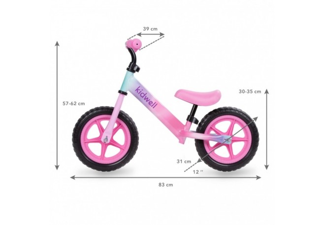 Bicicleta fara pedale Kidwell Rebel Ombre - Resigilat