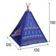 Cort de indieni 8179 Ecotoys - Violet - Resigilat