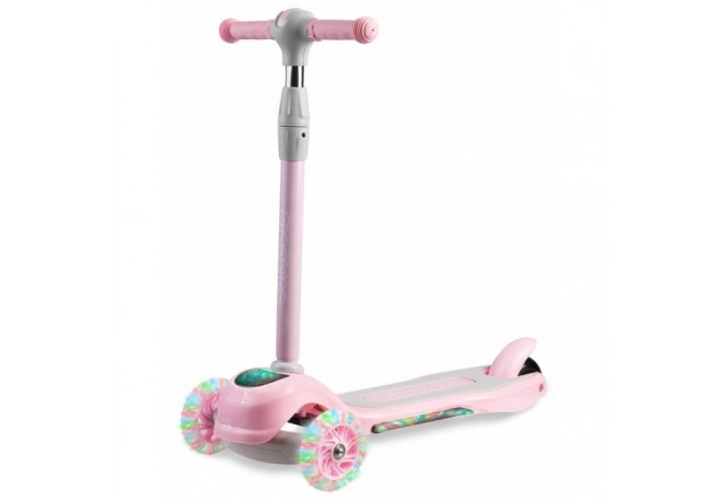 Trotineta cu roti cu LED Ricokids Piko 765001 - Roz - Resigilat