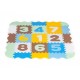 Salteluta de joaca tip puzzle cu pereti 25 elemente Ecotoys 3255 - Multicolor