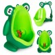 Olita tip pisoar pentru baieti in forma de broasca Ecotoys HA-P06