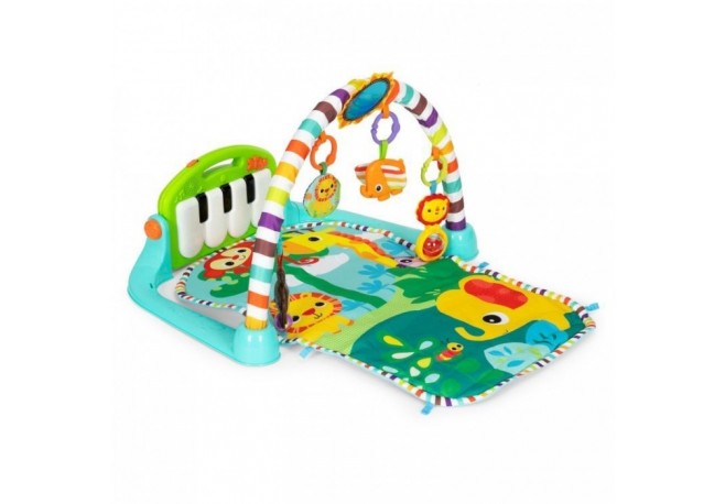 Salteluta de joaca pentru copii cu pian si jucarii Ecotoys JJ8843