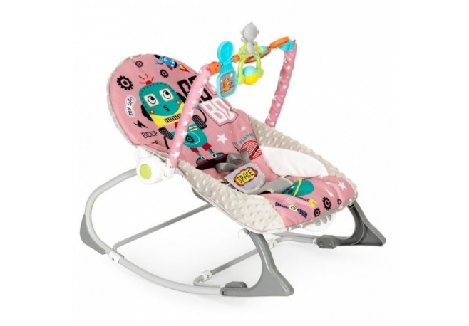 Balansoar 2 in 1 cu vibratii si sunete Ecotoys 27245
