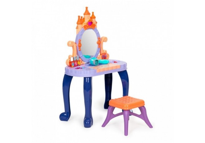 Masuta de toaleta pentru copii cu pian si accesorii Ecotoys HC547390