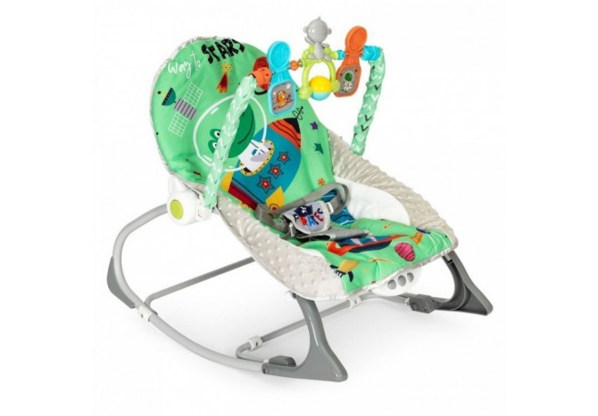 Balansoar 2 in 1 cu vibratii si sunete Ecotoys 27244