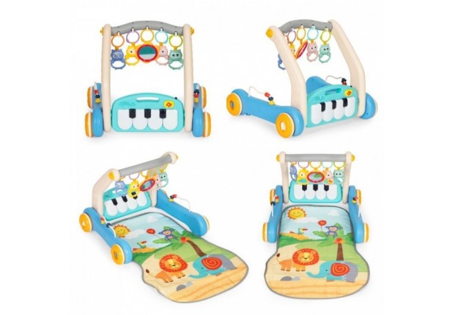 Antemergator educational 2 in 1 cu salteluta de joaca Huanger HE0637