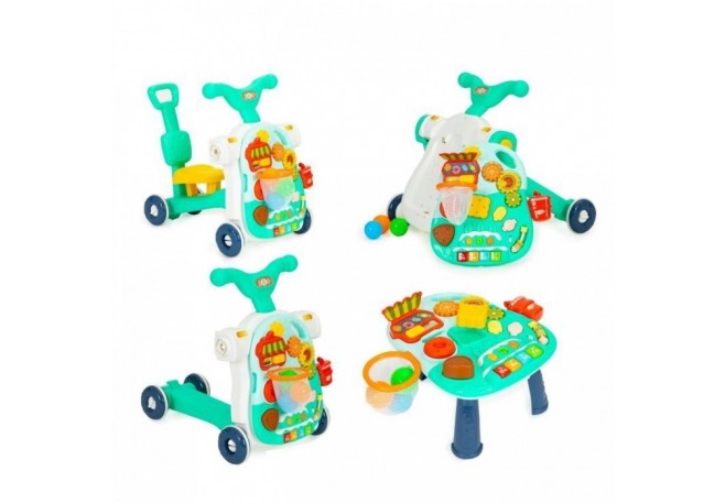 Antemergator educational 4 in 1 (antemergator masuta trotineta bicicleta) Huanger HE0817 - Verde