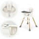 Scaun de masa pentru copii Ecotoys HA-042 - Alb