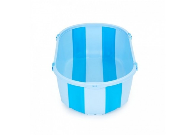 Cadita de baie cu dop de scurgere Ecotoys HA-B46 - Albastru