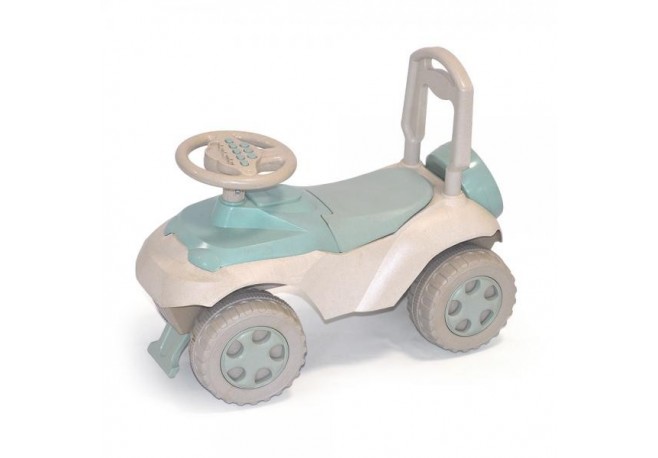 Masinuta de impins MyKids Music 0142/01eco Beige-Turquoise