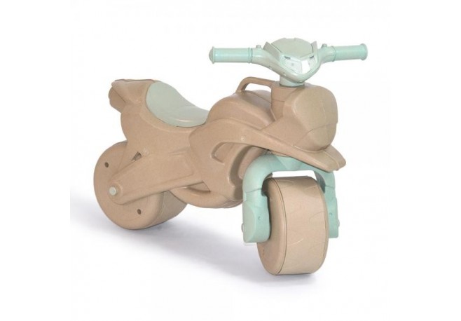 Motocicleta de impins MyKids Racing 0139/01 eco Beige-Turquoise