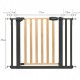 Poarta de siguranta 74-105 cm Kidwell Trasti - Negru