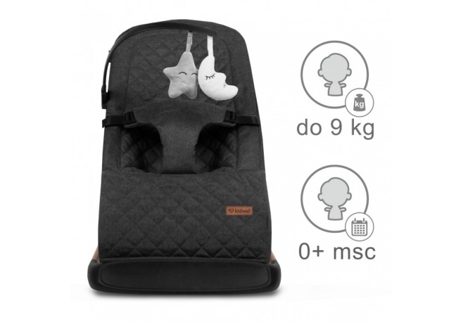 Balansoar pentru copii Kidwell Laro - Wooden Black