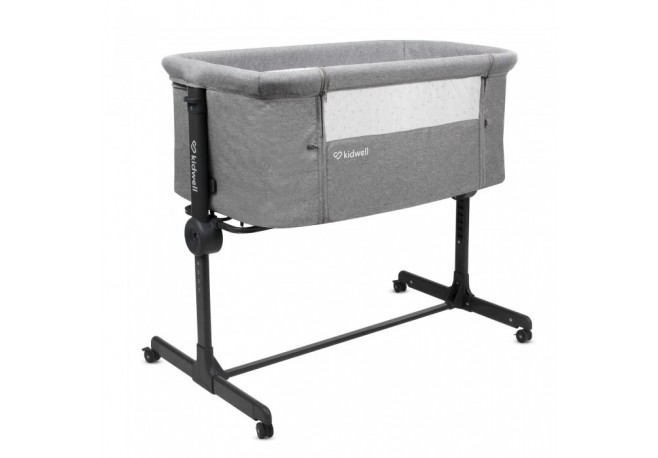 Patut cu laterala deschizabila Kidwell Snuzzy - Light Grey