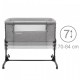 Patut cu laterala deschizabila Kidwell Snuzzy - Light Grey