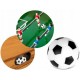 Fotbal de masa 120 x 60 x 80 cm Neo-Sport NS-803 - Natur