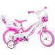 Bicicleta copii Dino Bikes 12 Flappy roz