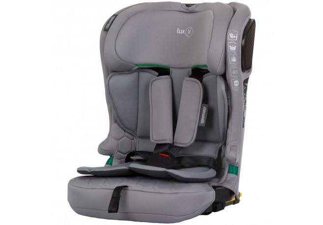 Scaun auto Chipolino Lux X I-Size 76-150 cm cu sistem Isofix granite