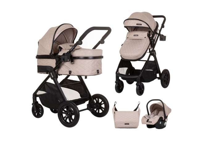 Carucior Chipolino Harmony 3 in 1 macadamia
