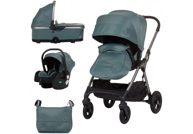 Carucior Chipolino Infinity 3 in 1 pastel green