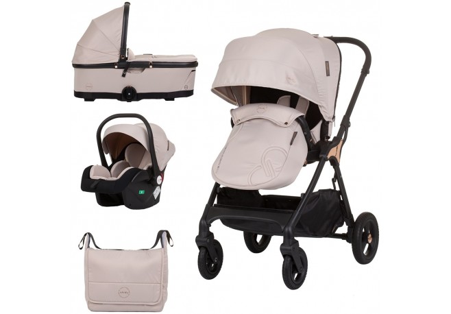 Carucior Chipolino Infinity 3 in 1 macadamia