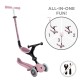 Trotineta Globber Go-Up 4 in 1 Active  ECOLOGIC roz pal