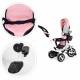 Tricicleta cu sezut rotativ Ecotoys JM-066-9L - Roz - Resigilat