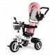 Tricicleta cu sezut rotativ Ecotoys JM-066-9L - Roz - Resigilat