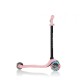 Trotineta Globber Go-Up Sporty 3 in 1 cu lumini culoare roz pastel