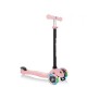 Trotineta Globber Go-Up Sporty 3 in 1 cu lumini culoare roz pastel