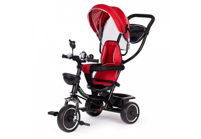 Tricicleta cu sezut rotativ Ecotoys JM-066-9 - Rosu - Resigilat (urme de montaj ambalaj murdar)